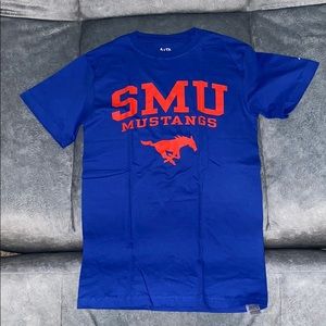 SMU college blue T-shirt!